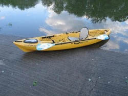 Manta Ray on Ford's Pond in Pennsylvania
