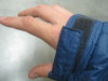 Velcro wrist closure