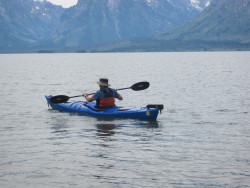 Kayaking on Jackson Lake