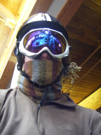 My Wisdom Goggles at Sugarloaf, Maine.