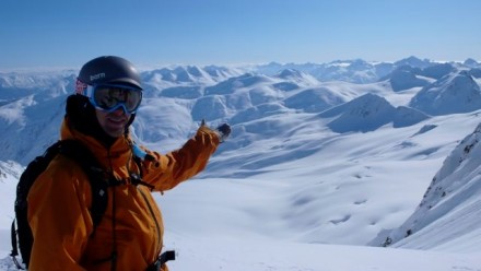 Avalung pack in Alaska