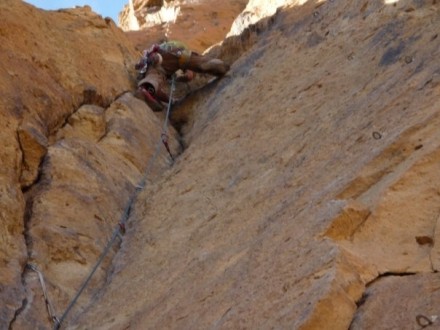 Big gun on small climb