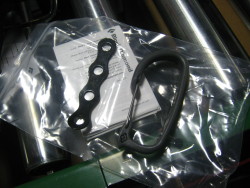 Included Ice screw biner
