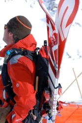 silverton ski guide sporting the toons...