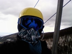 on the lift