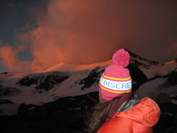 Discrete skiing in the Horcones Valley on Aconcagua