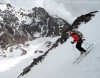 Geishas skiing at 16k on cerro La Cuerno Argentina