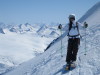 Alaska heli-skiing with my Heli Pro
