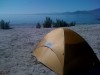 Salton sea after rain storm