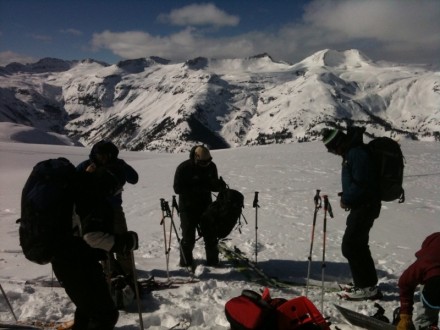 BD Carbon Ski Poles at Work...