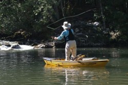 Standing and Casting in the Ultimate 12 Anlger Kayak