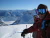Jamie sporting the BD Outlaw avalung pack