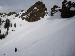 Postholing it uphill