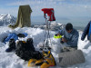 Jetboil stove in action: 11,400 feet