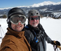 Skiing at Breckenridge.