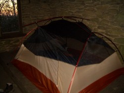 On the AT - Blood Mountain Shelter