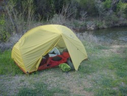 MSR Hubba Hubba on the Brazos River, TX