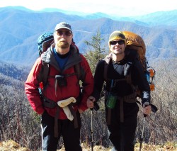 On the AT overlooking North Carolina - GSMNP