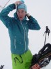 Taking a Break from Hiking the Y Couloir