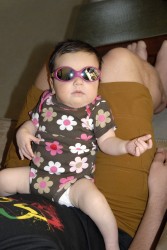 Never too early for the air guitar!
