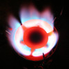 Close up of the burner