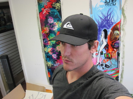 Hey Shawn, <br/> All of the In Revolt baseball hat's will have curved bill's. <br/> They are typical stretch fit, OSFM, hats.