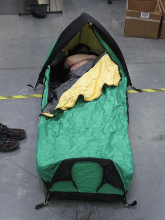 Bivy in Action!