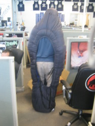 Zipper free, rear entry.