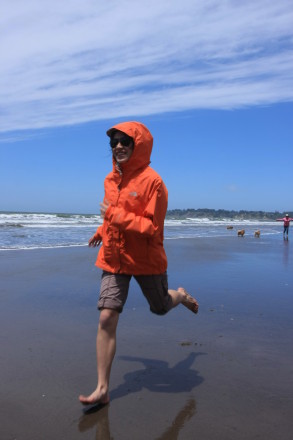 Along the Beach