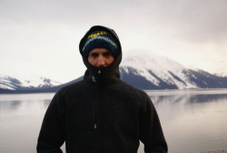 Drew Tabke hanging with the BC.com wool hoody