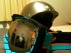 Smith Hustle (Silver Max) Helmet & Smith Prodigy (Blaze Intersection with Platinum Mirror Lens) Goggles