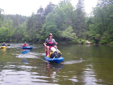 Right now you need to use two paddles but there are a couple companies developing a paddle that will switch between a two bladed paddle and a stand up paddle.  I have a feeling they will be in production by the end of this year. <br/>  <br/> The Swivel seat is $299.  I am sure that backcountry either has one or you can order one. <br/>  <br/> Shane  <br/> Liquidlogic Kayaks