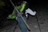 A Frame with Boots On The Skis