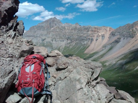 The Ariel with a load in Telluride's high alpine