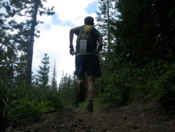 Heading up to Cast Lake
