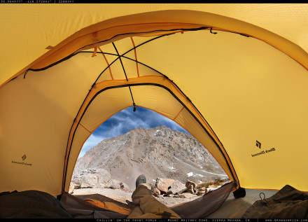 Black Diamond HiLight on Mount Whitney...