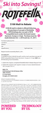 $100 NTN Rebate