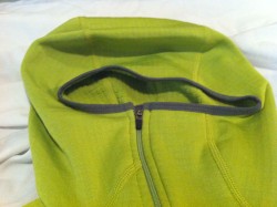 hood zipped