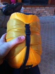 in the stuff sack