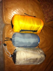 stacked up next to my lafuma bags