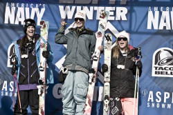 Kaya Turski with X games Gold in the Bala Jacket
