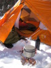 Breakfast near bed