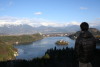 Keeping me warm in Bled, Slovenia