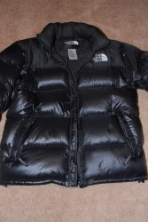 Left side zipper Nuptse jacket