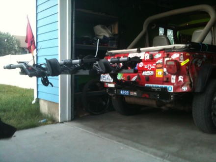 Hold Up + 2 on the shuttle rig