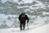 Heading up Flat Top Mountain, Alaska