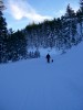 Long walk in deep pow...