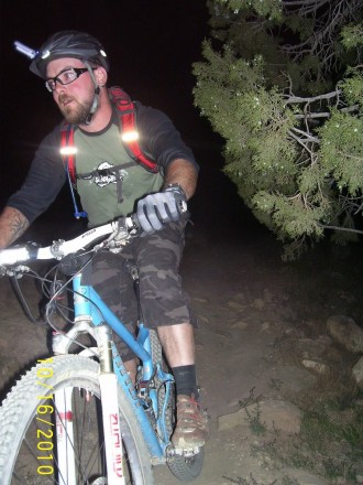 zymes killing it on an impromptu night ride