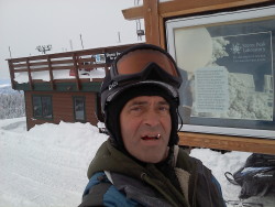 up on top at mt.werner steamboat colorado