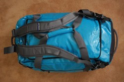 top view of the Black Hole Duffel 60